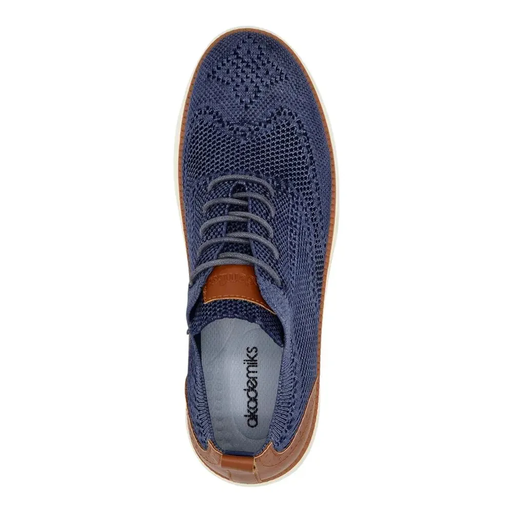 Akademiks Men's Everyday Casual Oxford Shoes Navy Size 8